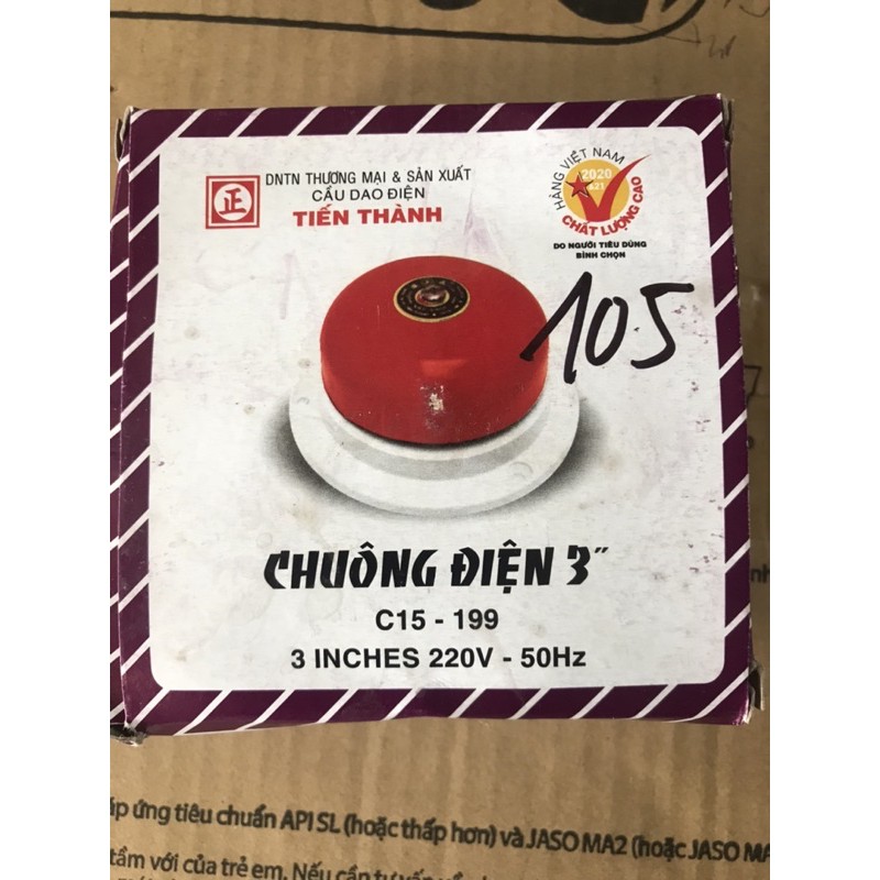 Chuông điện 3 inch Tiến Thành
