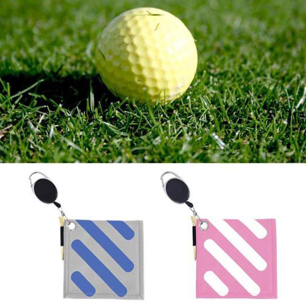 1 Khăn Lau Đầu Gậy Đánh Golf Hình Vuông Chống Nước Có Thể Thu Gọn Cho Nam Nữ