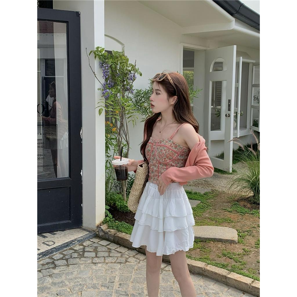 Áo Khoác Cardigan Dệt Kim Hoa Dài Tay Thời Trang Sành Điệu 61756