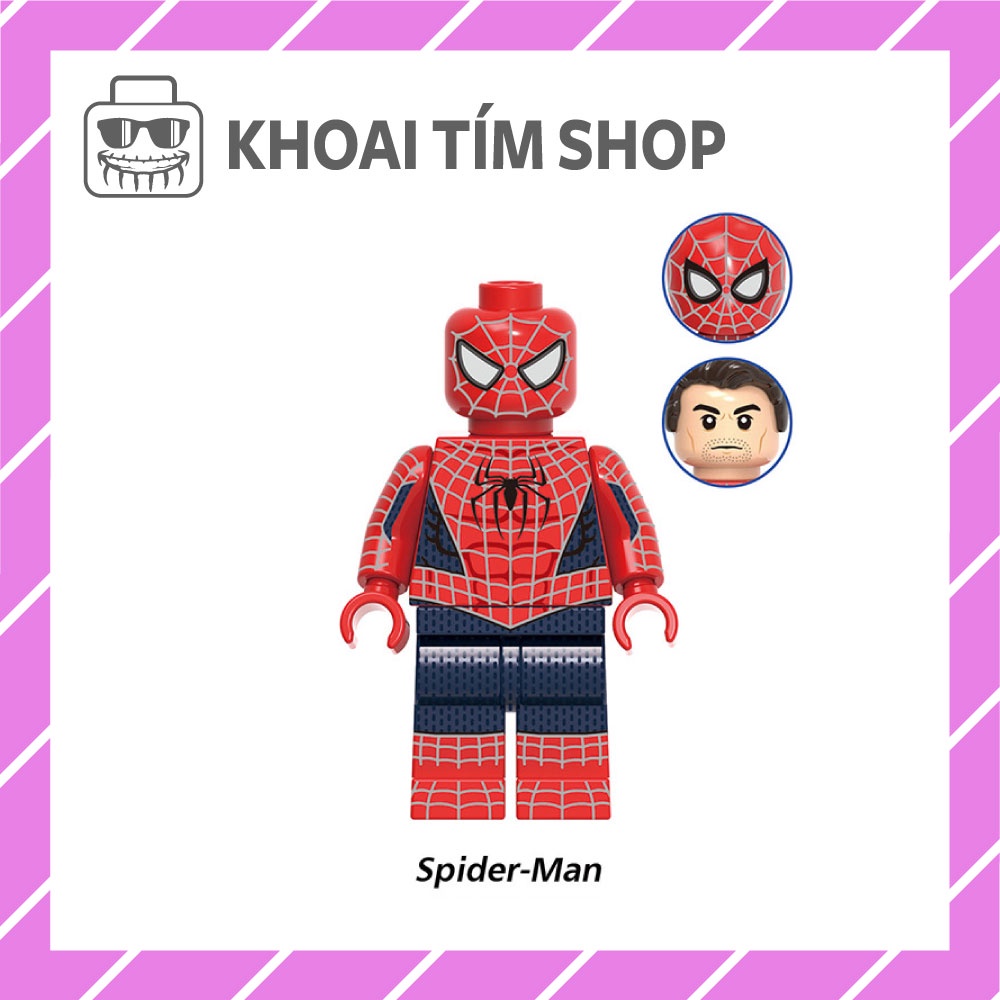 Đồ Chơi Lắp Ráp XH1838 - Minifigure Nhân Vật Spider-Man