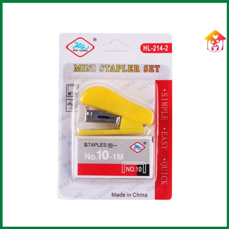 Máy dập ghim mini cao cấp tặng kèm 1 hộp đạn ghim