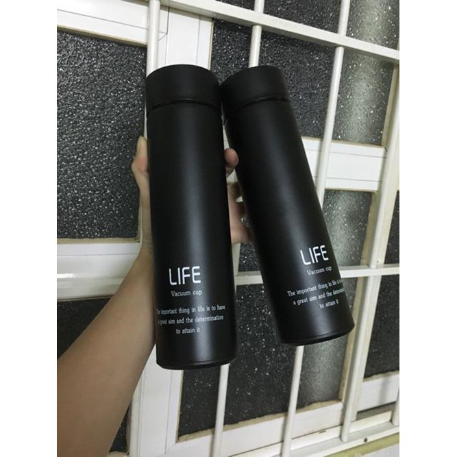 [Mã LIFEHLSALE2 giảm 10% đơn 0Đ] Bình giữ nhiệt chất lượng cao ruột inox 500ml