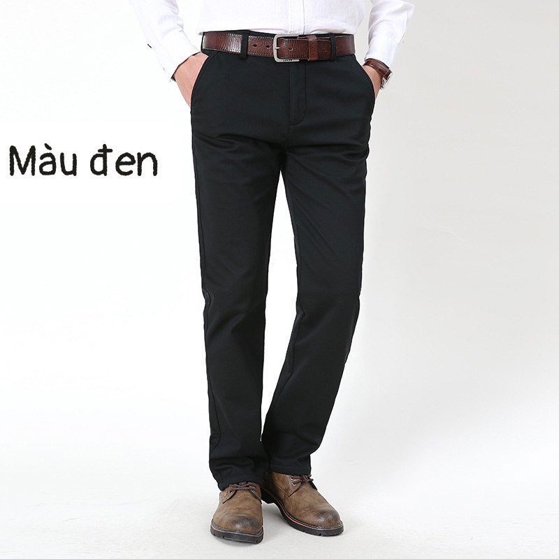 Quần kAKI Nam ống suông, Quần KAKI Trung Niên ống Đứng cao cấp