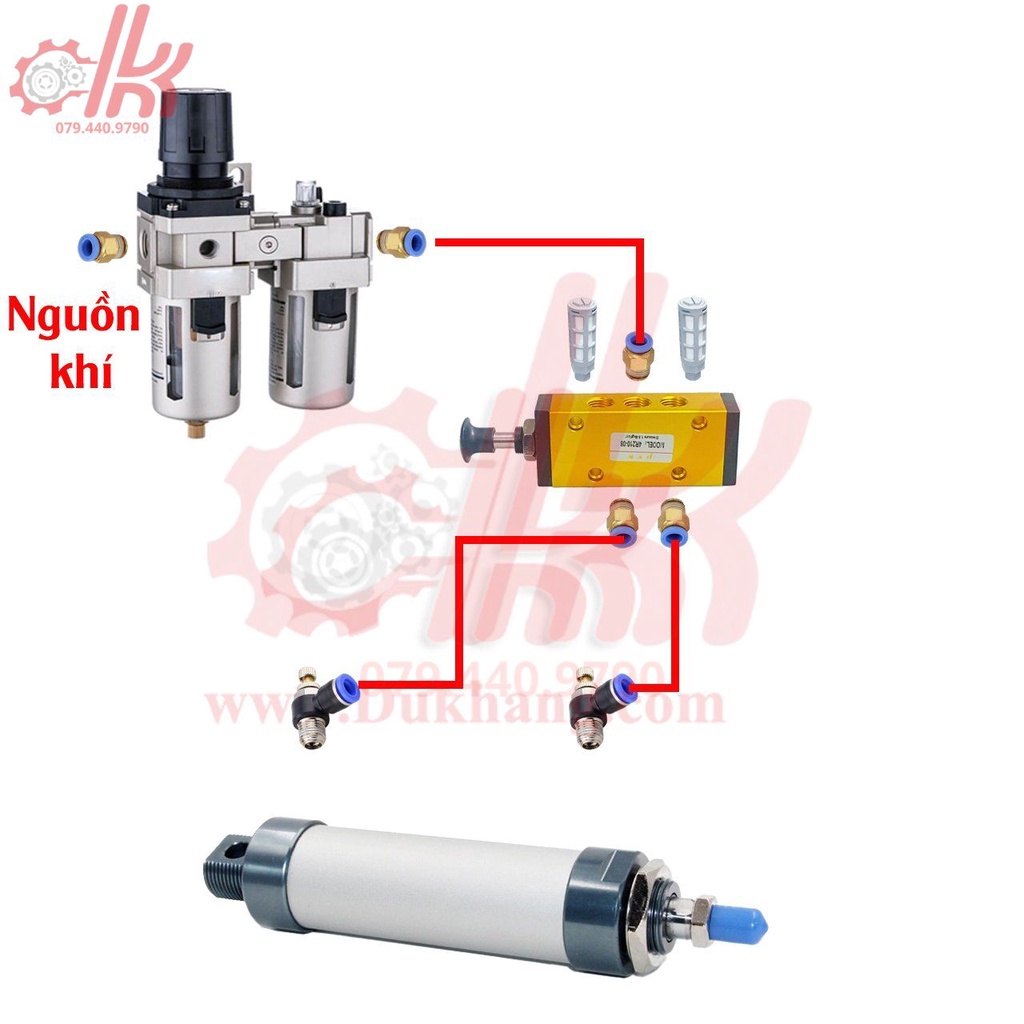 Xi lanh khí nén tròn MAL 20/ 25