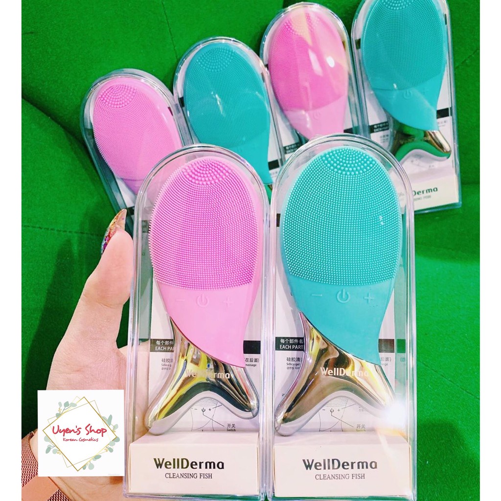 Máy rửa mặt con cá Wellderma Cleansing Fish