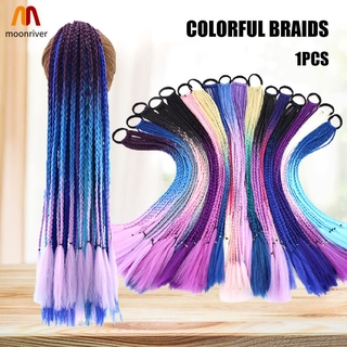 (Hàng Mới Về) Bím Tóc Giả Chịu Nhiệt Độ Cao Có Thể Tháo Rời Thời Trang Cho Nữ