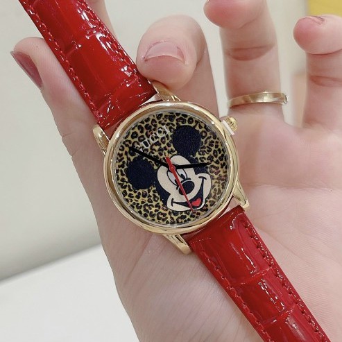 Đồng hồ nữ Gucci chuột Mickey dây da mềm, hàng full box, bảo hành 12 tháng - Dongho.GC | BigBuy360 - bigbuy360.vn