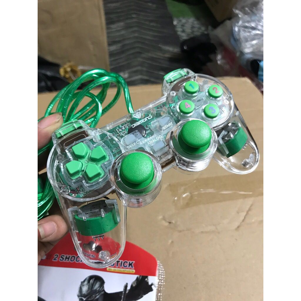 Tay cầm chơi game cho máy tính PC ,Laptop có led