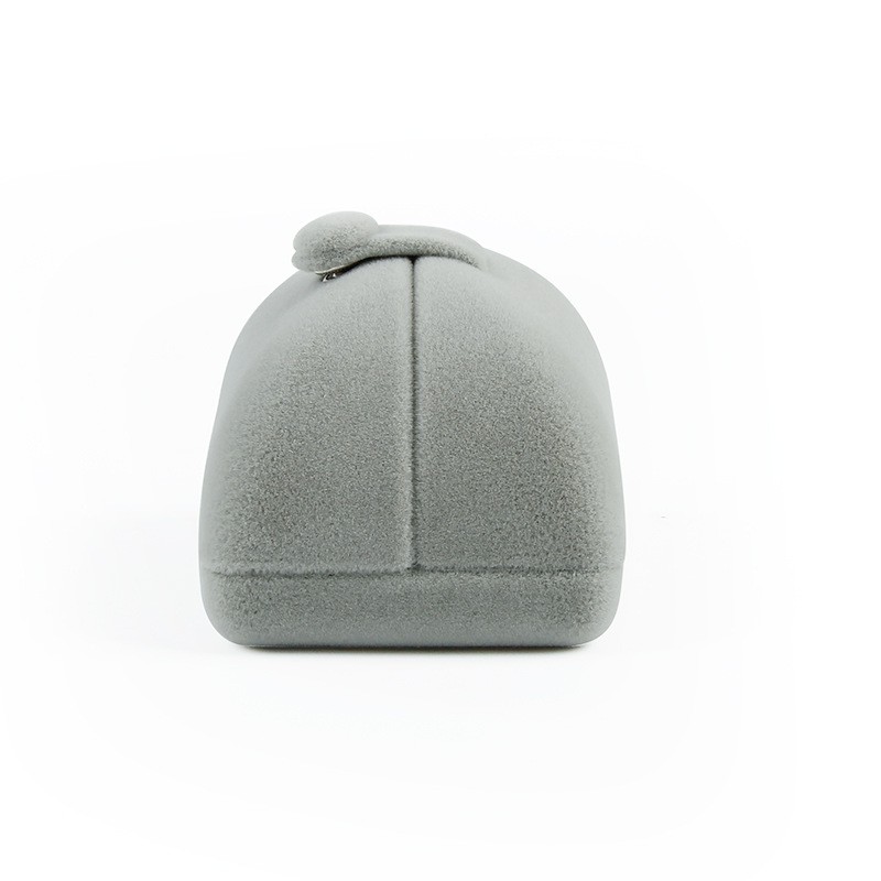 Hộp đựng trang sức vải flannel hai ngăn tiện dụng