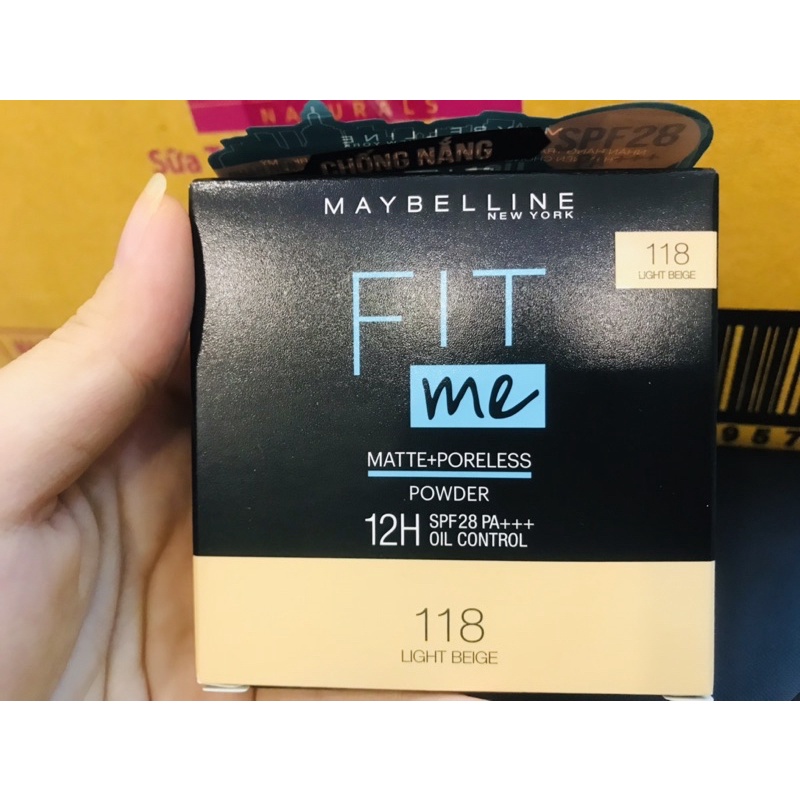 Phấn nền kiềm dầu chống nắng 12h Maybelline NY