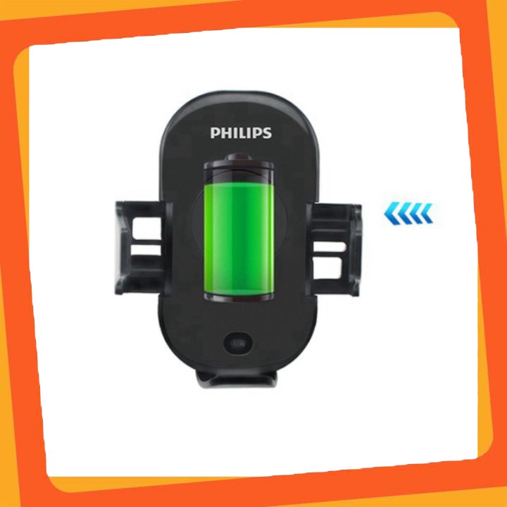 Gía đỡ điện thoại kiêm sạc không dây trên ô tô cao cấp Philips DLK9411N S1