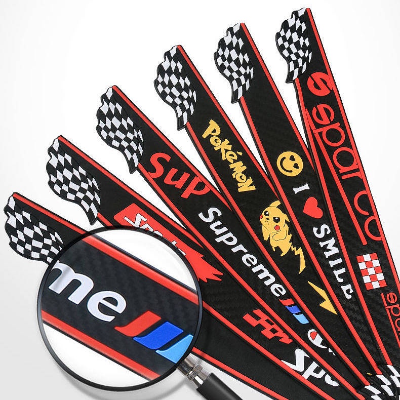 Car Universal Threshold Bar Anti-Stepping Sticker Door Protection Bar Bumper Welcome Pedal Modification Rear Box Protective Strip car accessories qrk3