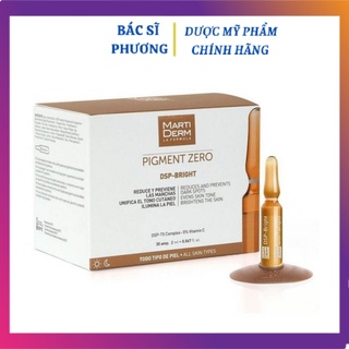 Ampoule Dưỡng Sáng Đều Màu Da, Giảm Đốm Sắc Tố - MartiDerm Pigment Zero DSP Bright( ống lẻ)