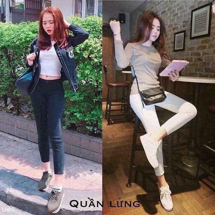 Quần skinny Uniqlo chĩnh hãng có bill và video mua