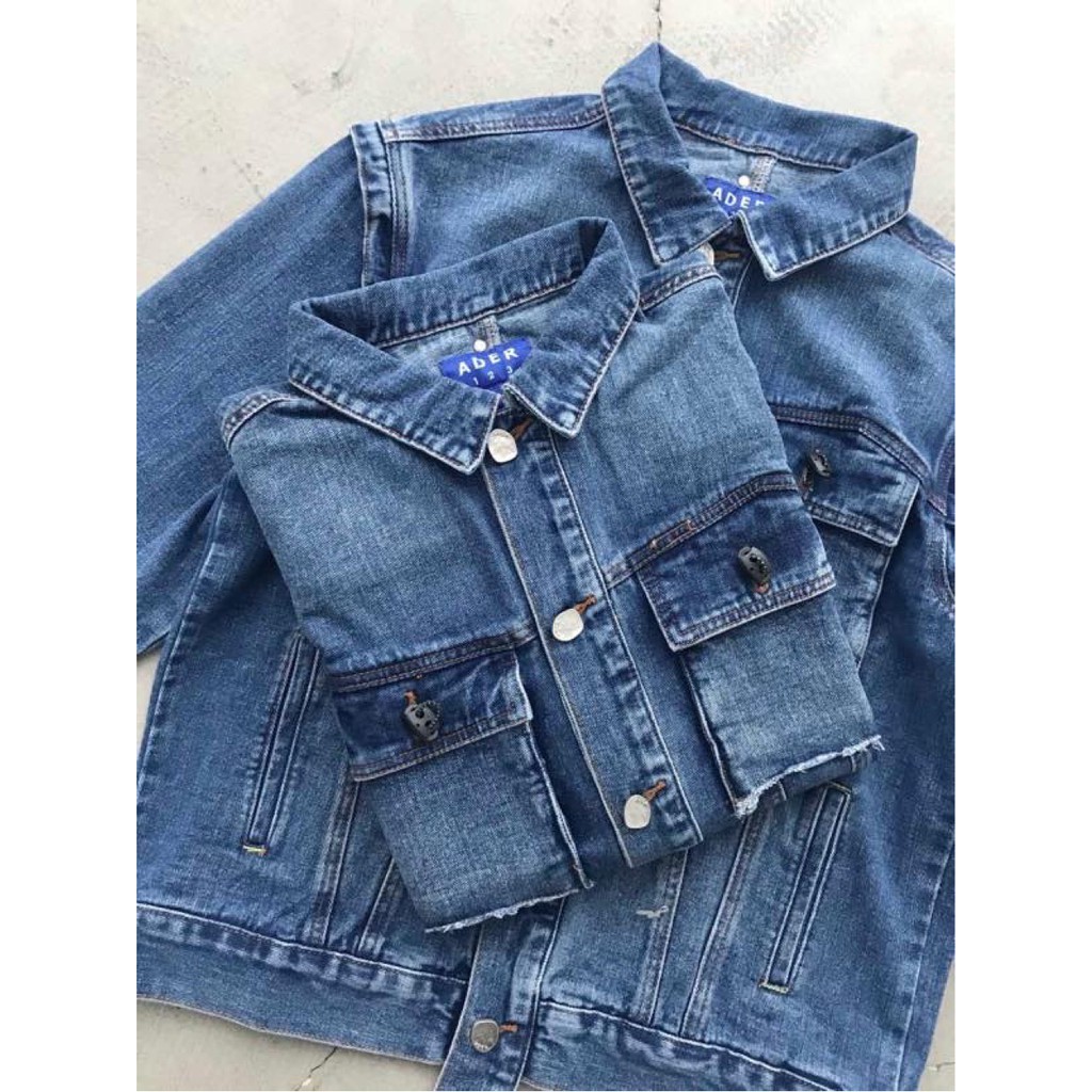 Áo khoác jeans ADER Error rivet label denim jackets ss20