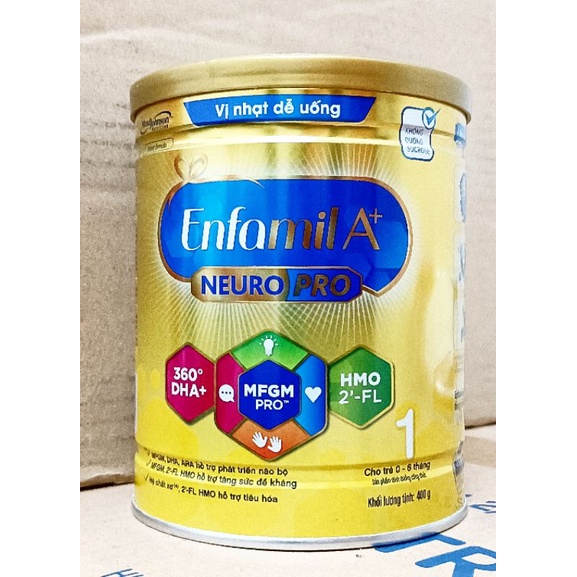 Sữa bột Enfamil A+ Neuro pro số 1 lon 400g