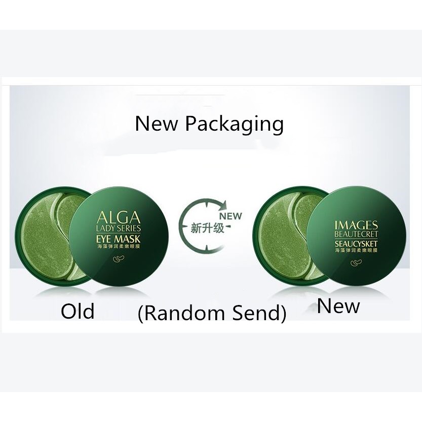 [COD] Hộp 60 mặt nạ mắt IMAGES dưỡng ẩm hiệu quả Hyaluronic acid/seaweed/black pearl Eye Mask | BigBuy360 - bigbuy360.vn