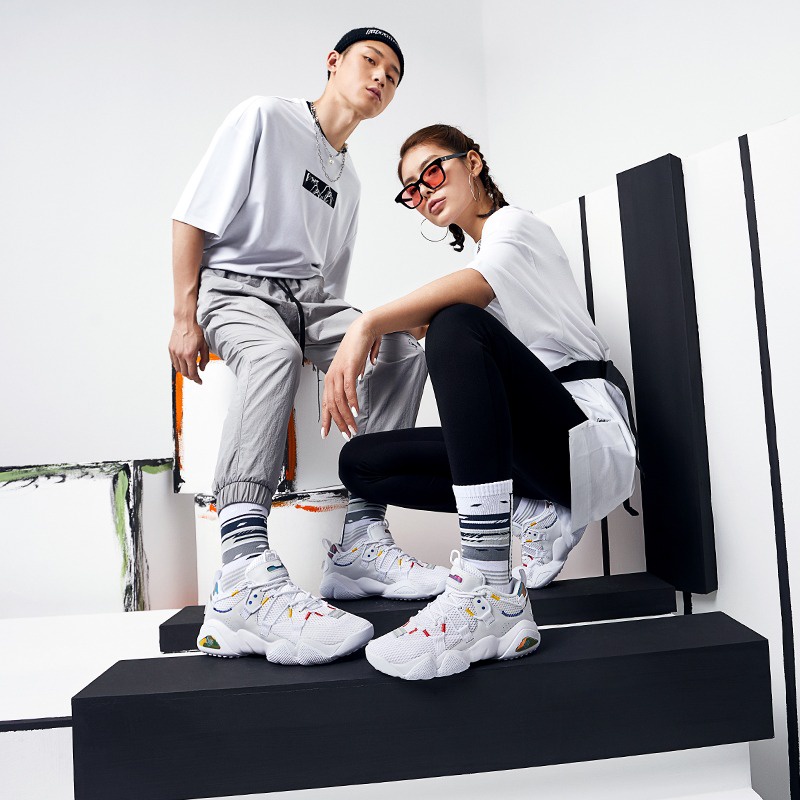 [XẢ HÀNG LẺ SIZE 35 38] Giày Sneaker Thể Thao Nữ Chính Hãng PEAK Taichi Sound Wave E02758E