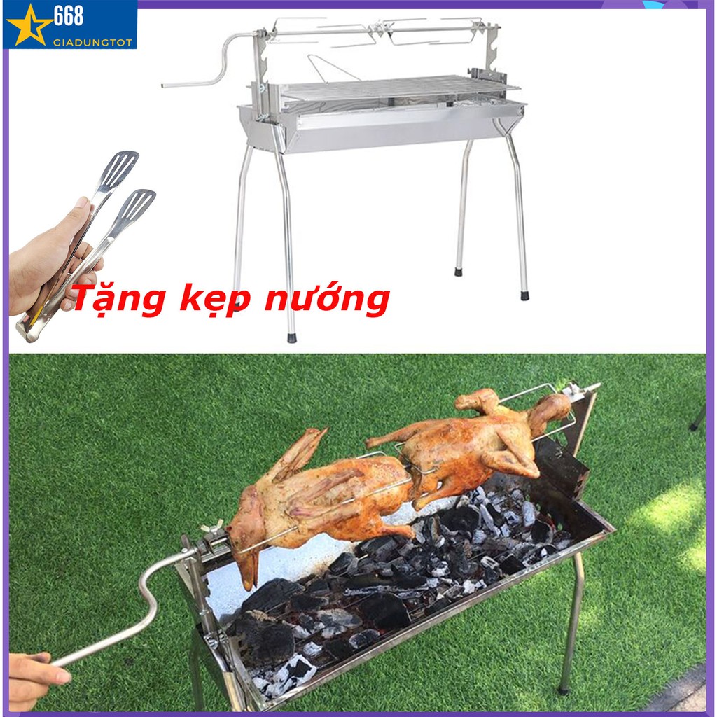 (Tặng kẹp INOX) Bếp nướng than hoa 3 chế độ nướng GeLife 3125, chất liệu inox 100%,. Bảo hành 6 tháng