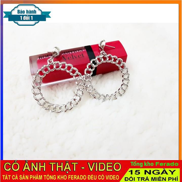 [ xả kho ]  - KHUYÊN TAI BẠC S925 CAO CẤP, HÀN QUỐC - E512