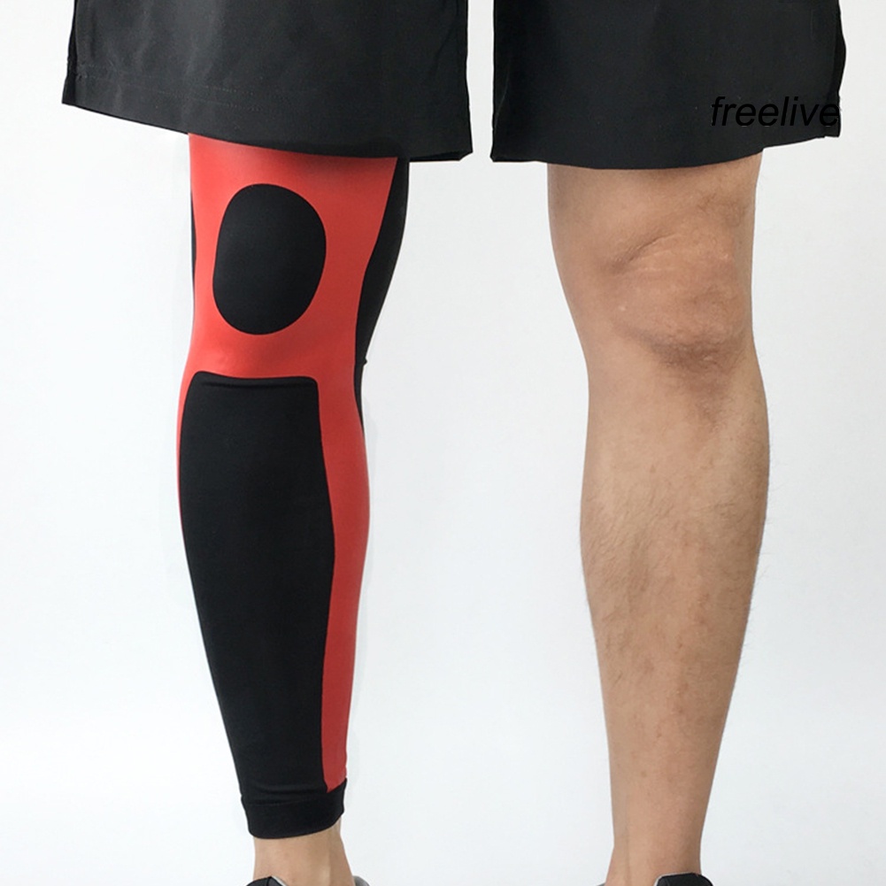 BLP_ 1 Pc Super Elastic Unisex Sport Basketball Anti-slip Compression Leg Sleeve