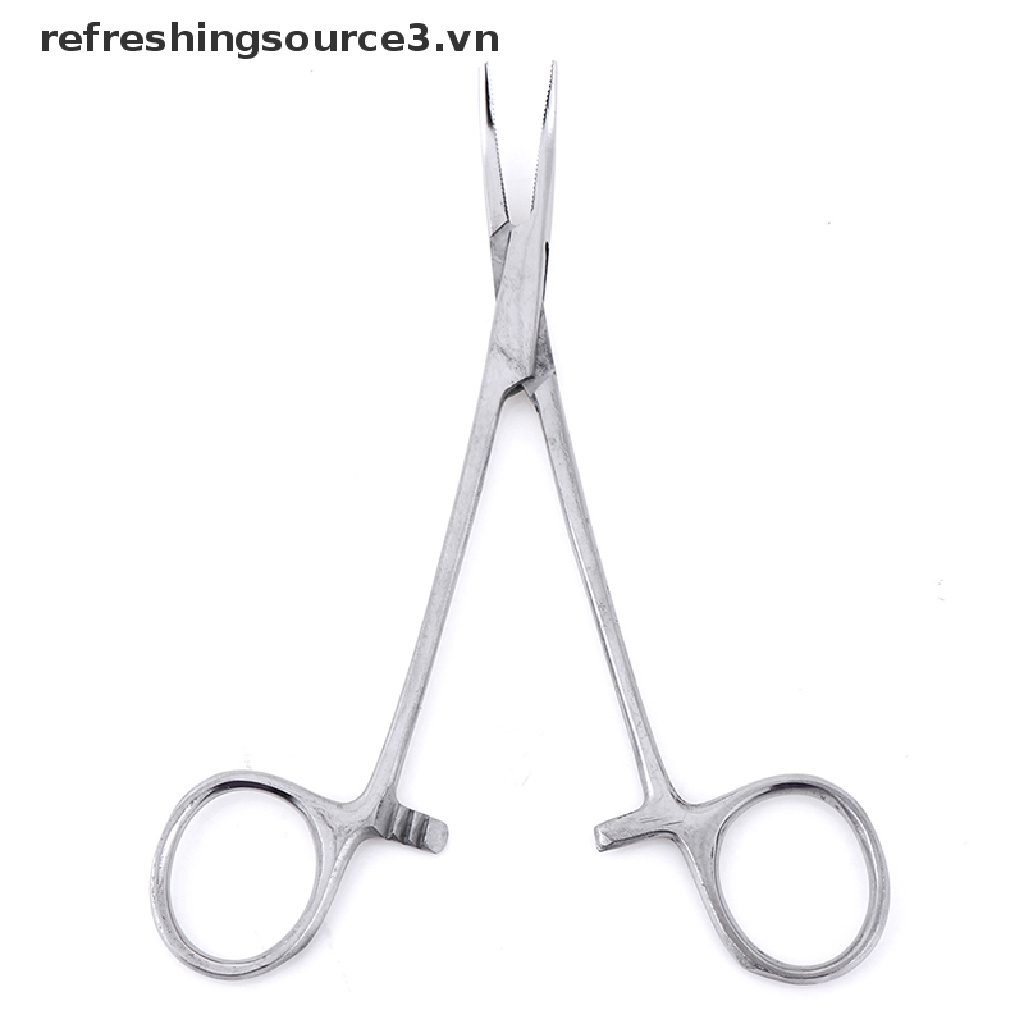 Kẹp Tóc Đầu Cong Bằng Thép Không Gỉ 12.5cm Chất Lượng Cao