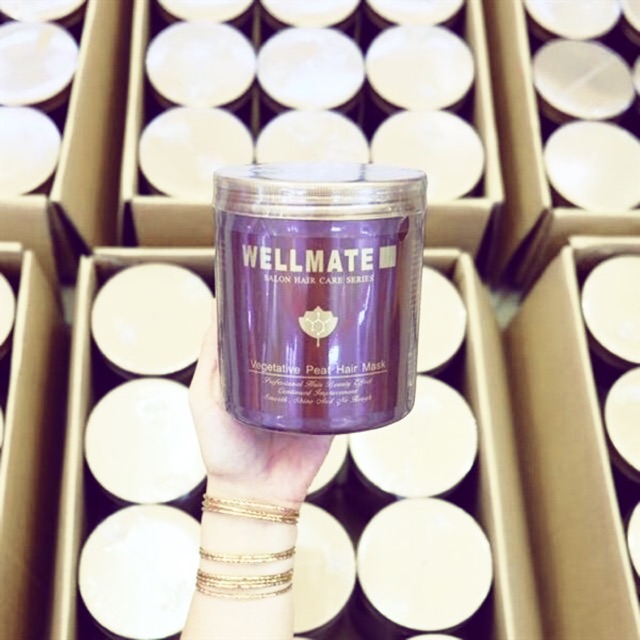 Kem hấp ủ tóc siêu mượt Wellmate 500gr