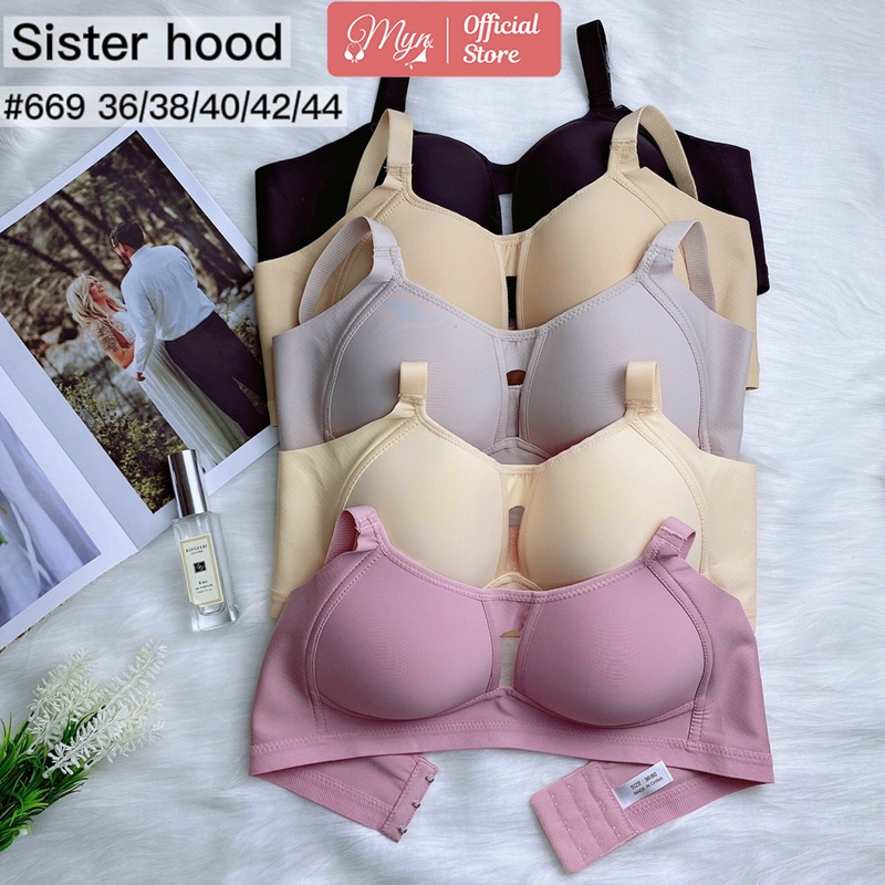Áo lót nữ bản to - có sai lớn đệm mỏng quả sâu nâng đẩy ngực chống xệ 669 MYN_UNDERWEAR