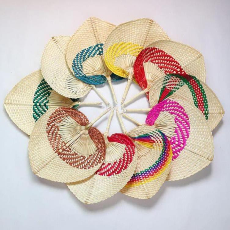 Xưởng SX- Quạt lá đề quạ lá cọ size 20cm -Tre Việt