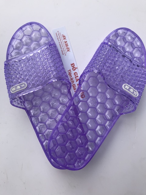 Dép Nhựa Trong Tiện Lợi  Đi Trong Nhà, Nhà Tắm Sạch Sẽ Nhanh Khô, không hút nước, Không Trơn Trượt
