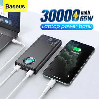 Pin dự phòng Baseus 65W dung lượng 30.000mAh hỗ trợ QC 3.0 FCP SCP cho điện thoại, Macbook, Laptop..