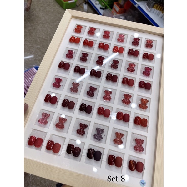 set sơn gel 24  chai very good nails tặng kèm bảng màu