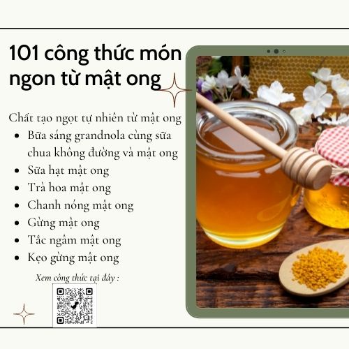 Mật ong  nguyên chất hoa cà phê Đặc sản Tây Nguyên True Nuts - nguyên chất 100% bao test