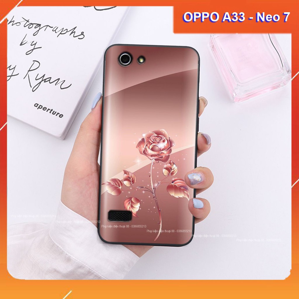 Ốp lưng Oppo A33 / NEO 7 hình hình hoa, thiên nga, đẹp thời trang - CAO CẤP - SANG TRỌNG