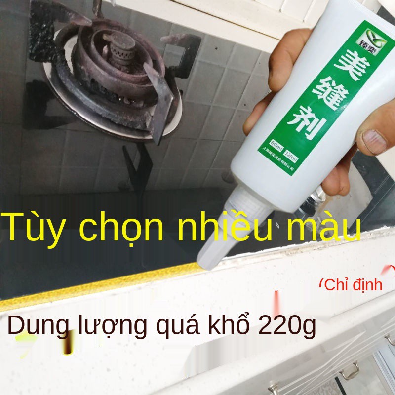 Keo chà ron sàn gạch lát nền bồn rửa chén phòng tắm nhà vệ sinh gia đình chống thấm và nấm mốc dán kính