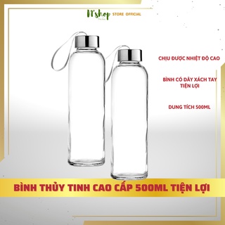 Bình thủy tinh cao cấp chai 500ml
