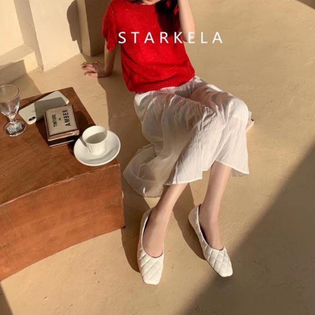 BỆT TRẦN CHỈ MŨI VUÔNG STARKELA🌸🌸