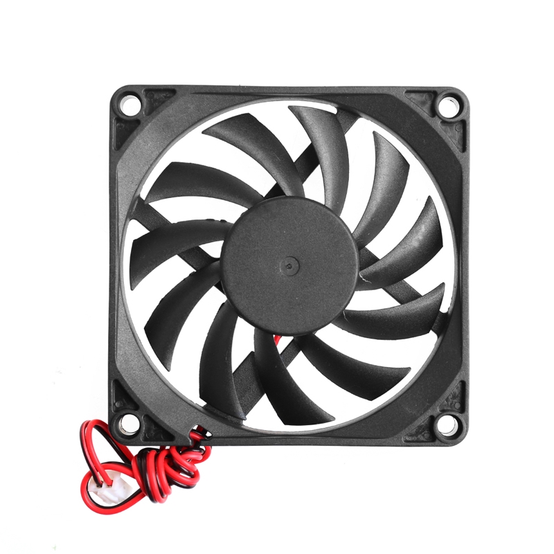 ❀CRE -Pin 80x80x10mm PC Computer CPU System Heatsink Brushless Cooling Fan 8010