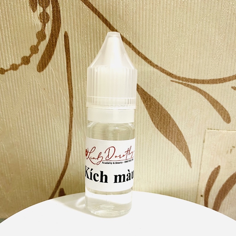 Nước kích màu mực phun xăm, làm tươi màu mực sau bong khắc phục tình trạng ra máu hay ra nước mô nhiều...