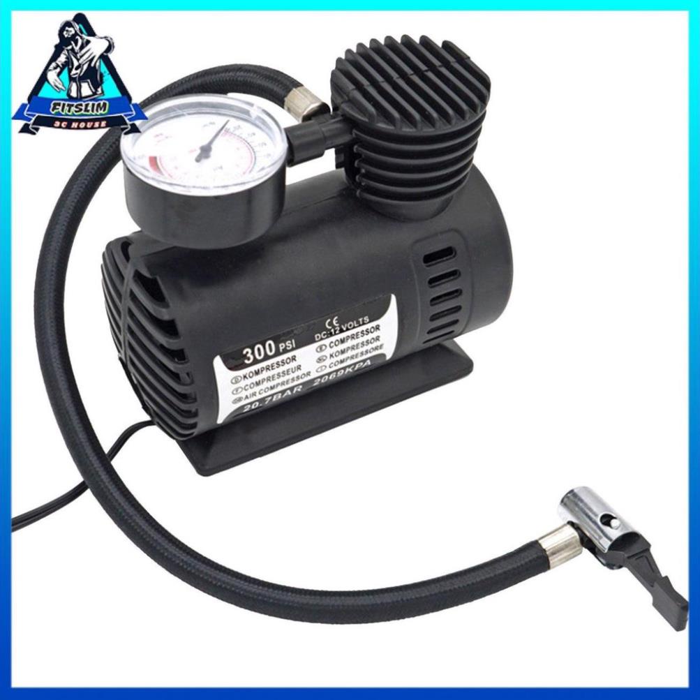 Máy Bơm,bơm lốp ô tô,xe máy mini 12V Heavy Duty Air Compressor 120W chính hãng (BH6T)