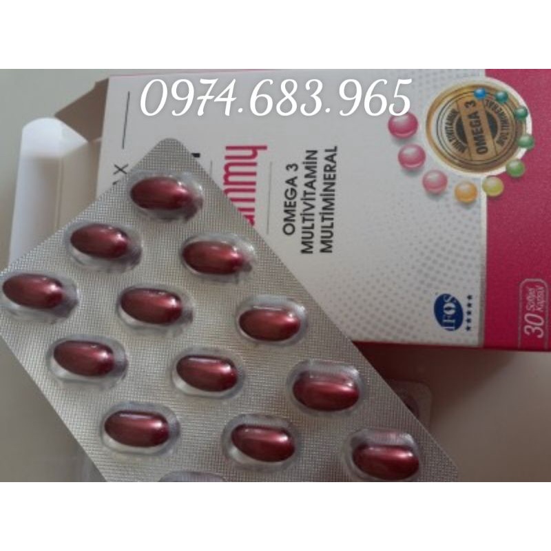 Ocean Mummy - vitamin tổng hợp cho phụ nữ mang thai hộp 30 viên dạng vỉ