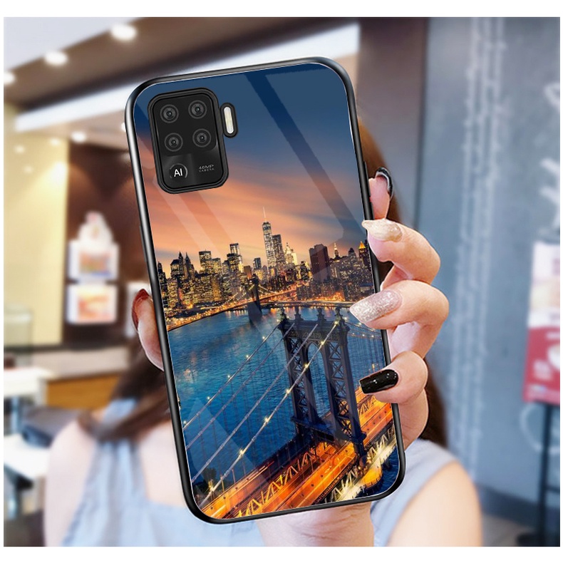Ốp Lưng OPPO A94 Ốp kính bóng cao cấp mới nhất