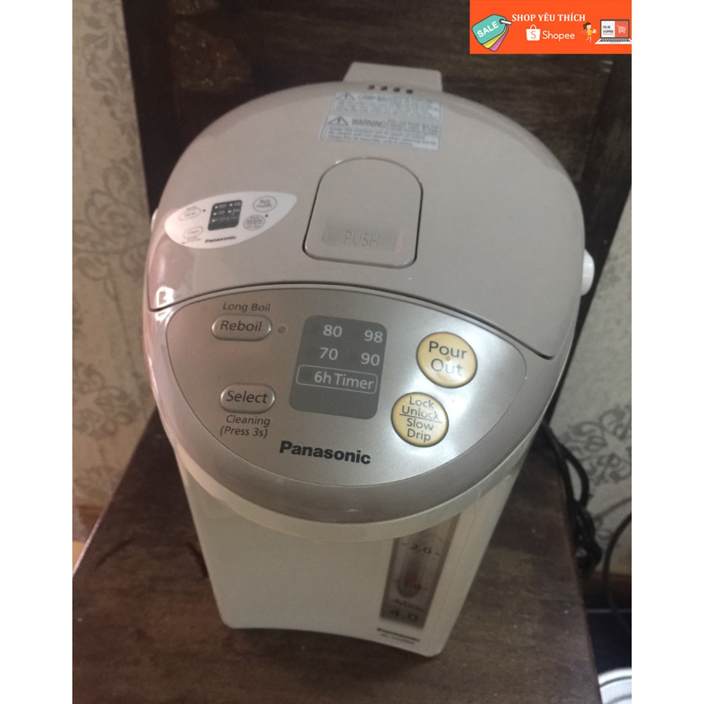 Bình thủy điện Thái Lan Panasonic NC-EG4000CSY 4 Lít