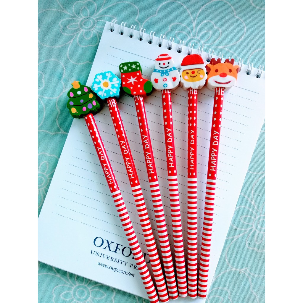 Bút chì gỗ đầu tẩy siêu xinh