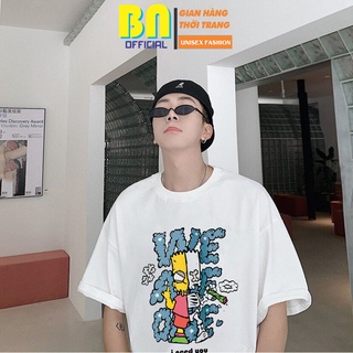 Áo thun form rộng Unisex Hey You Simpson x Jason We are one Ulzzang Unisex