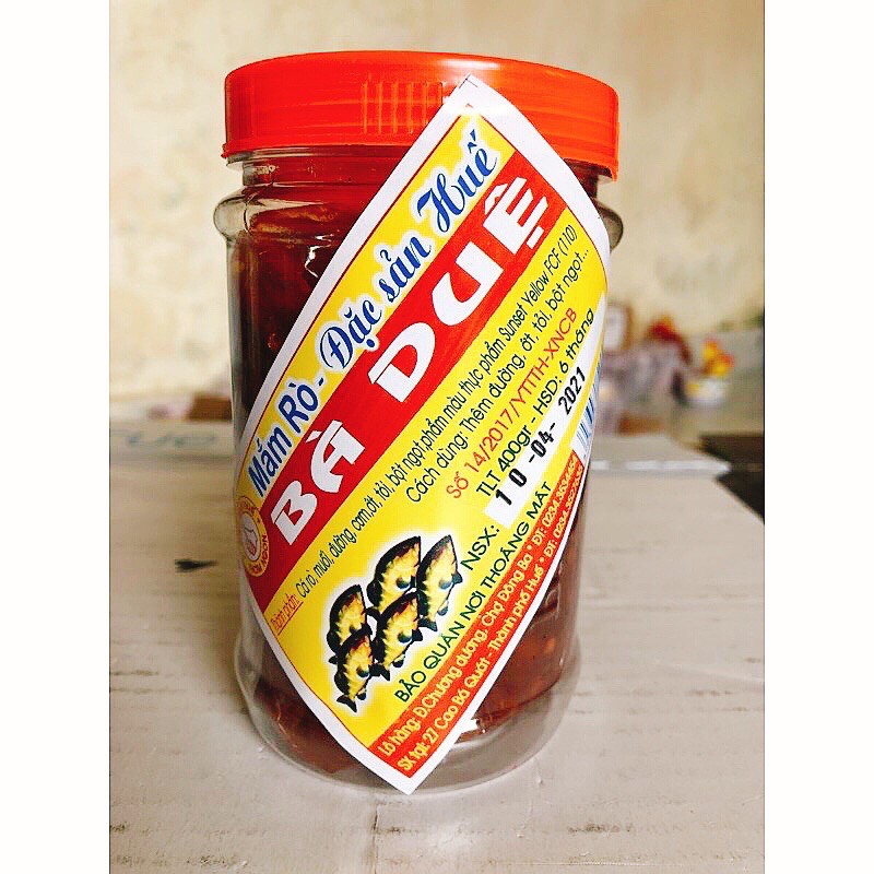 Mắm rò Bà Duệ hủ 400g Siêu ngon - Đặc sản Huế