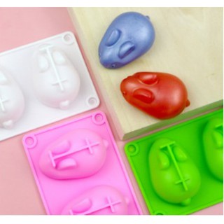 Khuôn Silicon Hình Thỏ 3D Siêu Dễ Thương