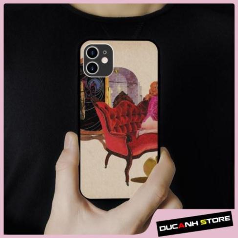 Ốp lưng iphone hình lady collage art op art cạnh vuông  cho các dòng SAMSUNG PAP20210921