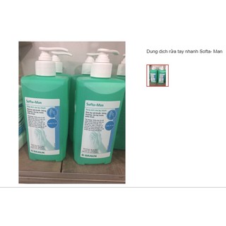 Dùng dịch rửa tay sát khuẩn nhanh Softa-Man