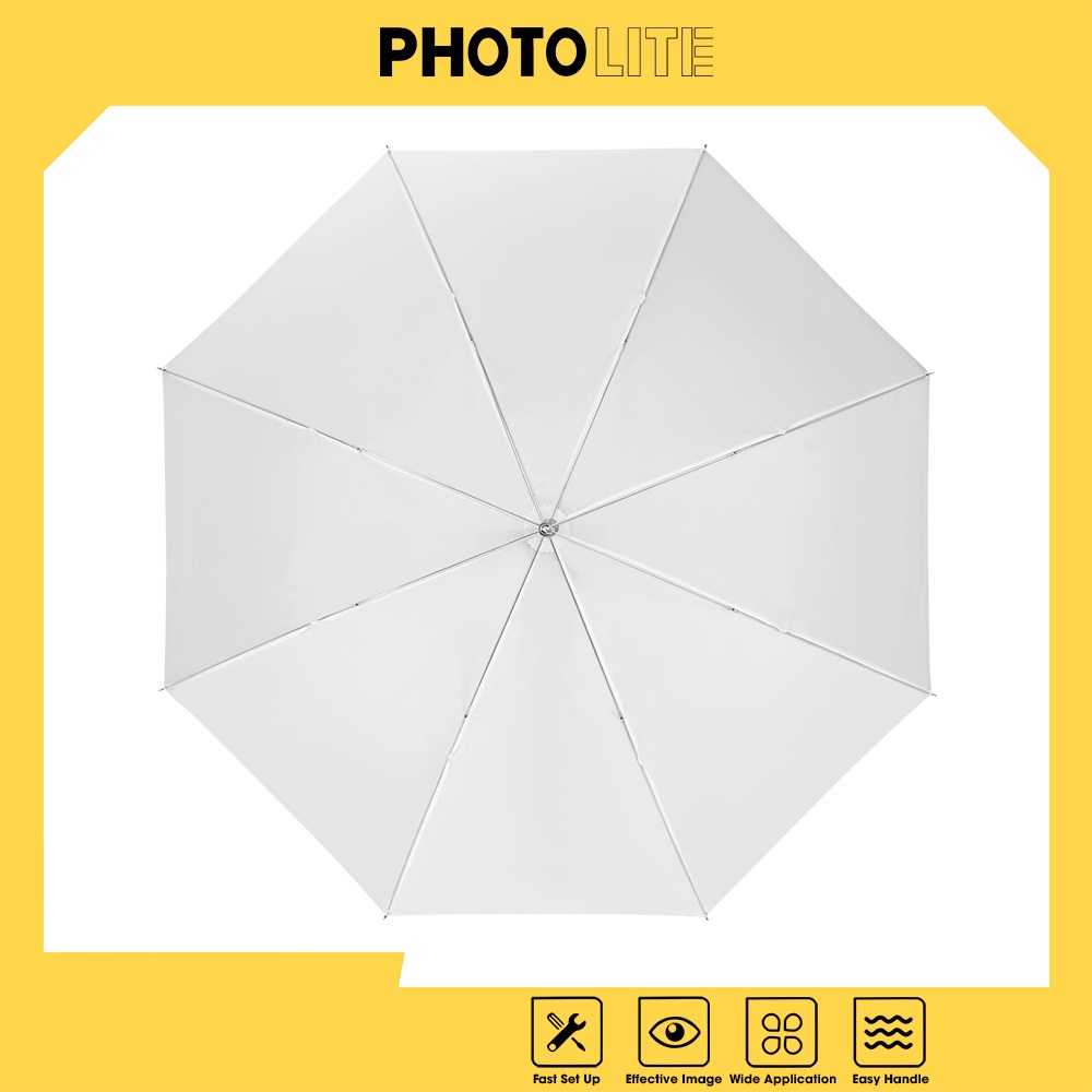 Umbrella ô tản sáng trong 110 cm Photolite PA152 làm mềm ánh sáng chụp ảnh đèn Flash/Led
